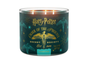 Goose Creek Harry Potter Order of the Phoenix 3-wick White Sandalwood, Vanilla C&hellip;