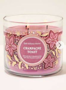 Champagne Toast  3-Wick Candle
