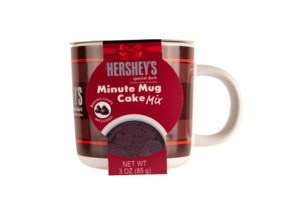 Hershey's Special Dark Mug Cake Mix, 3 oz, with 10 oz Ceramic Mug