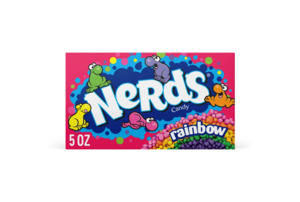 Chocolate Candy: NERDS Candy, Theater Box, Rainbow, Crunchy Fruity, 5 oz