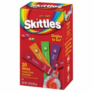 Drinks: Skittles Zero Sugar Drink Mix Variety Pack 20ct