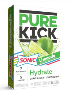 Pure Kick Sonic Limeade Hydration Drink Mix 6ct