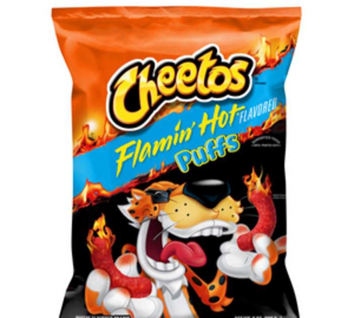 Snacks: Cheetos Flamin' Hot Puffs 1.75oz
