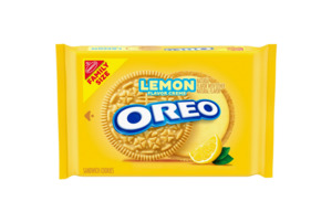 OREO Lemon Creme Sandwich Cookies, Family Size, 18.71 oz