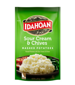 Idahoan Sour Cream & Chives Mashed Potatoes, 4 oz
