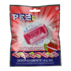 Bath Time Fun: Pez Candy Scented Bath Bomb