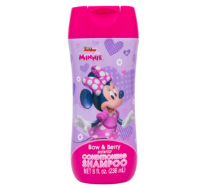 Disney Junior Minnie 3 In 1 Body Wash Shampoo & Conditioner - 8oz - Bow & Berry Scented