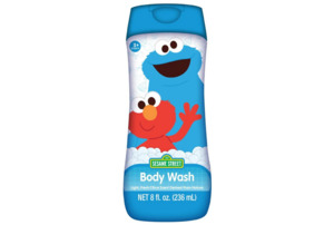 Sesame Street 8oz Body Wash in a Bottle Parabens Free, Non Toxic