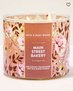 Bath & Body Works Main Street Bakery 3-Wick Candle