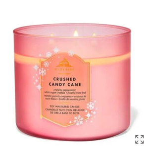 Crushed Candy Cane 3-Wick Candle