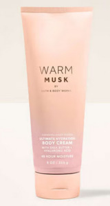 Body Lotion: Warm Musk  Ultimate Hydration Body Cream