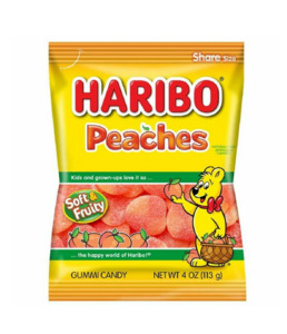 Chocolate Candy: Haribo Peaches 4oz