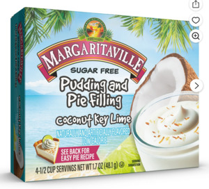 Margaritaville Coconut Key Lime Sugar Free Instant Pudding Mix and Pie Filling, &hellip;