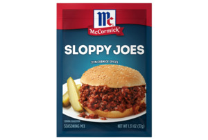 McCormick Sloppy Joes Seasoning Mix, 1.31 oz Packet