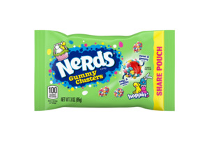 NERDS Hoppin' Gummy Clusters, Springtime Easter Candy, 3 Ounce