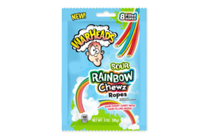 Easter: Warheads Sour Rainbow Chewz Ropes, 3oz