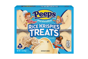Easter: PEEPS, Rice Krispies Treat Flavored Marshmallow Chicks, 10 Count