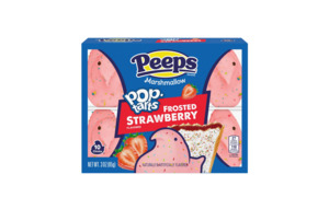 Easter: PEEPS, POP-TARTS Frosted Strawberry Flavored Marshmallow Chicks, Easter Candy, 10ct