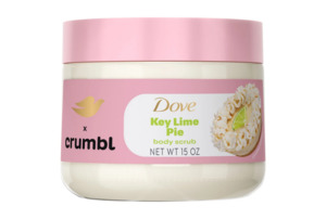 Body Lotion: Dove Crumbl Limited Edition Body Scrub Key Lime Pie, 15 oz