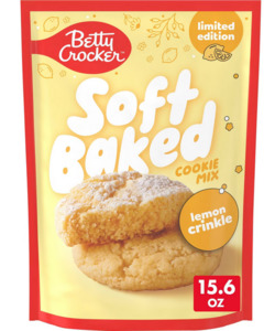 Betty Crocker Lemon Crinkle Soft Baked Cookie Mix - 15.6oz