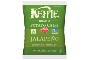 Snacks: Kettle Jalapeno Potato Chips 1oz