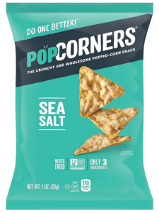 Snacks: PopCorners Sea Salt 1 oz