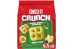 Cheez-It Crunch Sharp White Cheddar Cheesy Baked Snacks 6.5oz