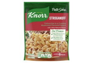 Knorr No Artificial Flavors Stroganoff Fettuccine Pasta Sides, 7 Minute Cook Time, 4 oz