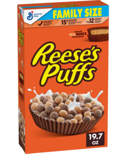 General Mills Family Size Reeses Puffs Cereal - 19.7oz