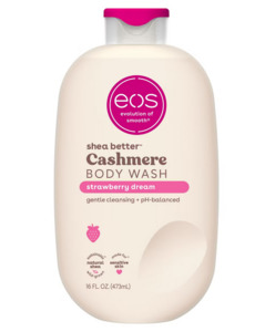 Body Lotion: eos Cashmere Body Wash - Strawberry Dream - 16 fl oz: Softer Skin, Vegan, Paraben-Free, Sensitive Skin