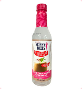 Drinks: Jordan Skinny Mixes Sugar Free White Chocolate Peppermint Syrup - Mini 375mL Bottle