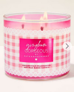 Three Wick Candle: Gingham Gorgeous 3-Wick Candle