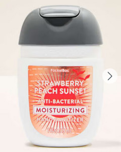 Pocketbac Hand Sanitizer: Strawberry Peach Sunset  Moisturizing PocketBac Hand Sanitizer