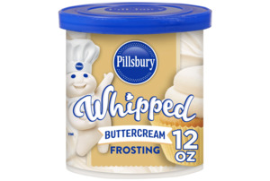 Pillsbury Whipped Buttercream Frosting, 12 oz Tub