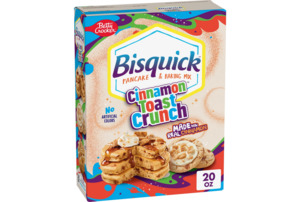 Betty Crocker Bisquick Pancake and Baking Mix, Cinnamon Toast Crunch, 20 oz