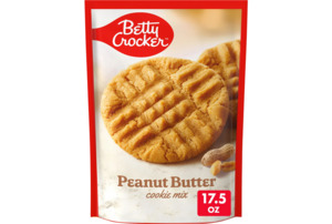 Betty Crocker Peanut Butter Cookies, Cookie Baking Mix, 17.5 oz