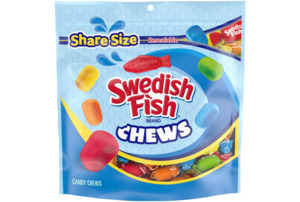 Chocolate Candy: SWEDISH FISH Chews Soft & Chewy Candy, Share Size, 8.12 oz