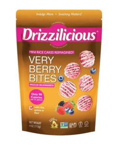 Snacks: Drizzilicious Very Berry Drizzled Mini Rice Cake - 4oz