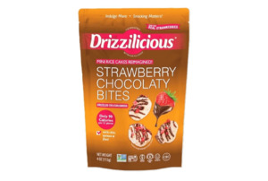 Snacks: Drizzilicious Strawberry Chocolaty Bites, Mini Rice Cakes 4 oz