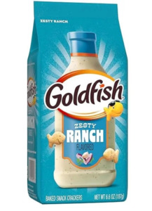 Snacks: Goldfish Zesty Ranch Flavored Crackers, 6.6 Oz Bag