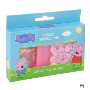 Baking: Peppa Pig 3 Pack Sprinkle Mix