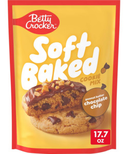 Betty Crocker Soft Baked Peanut Butter Chocolate Chip Cookie Mix - 17.7oz