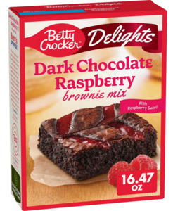 Betty Crocker Premium Dark Chocolate and Raspberry Brownie Mix - 16.47oz