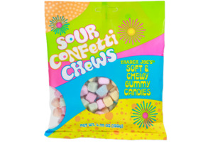 Chocolate Candy: Trader Joe's Sour Confetti Chews 5.29oz