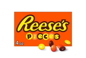 Chocolate Candy: Reese's Pieces Peanut Butter in a Crunchy Shell Candy, Movie Theater Box Candy, 4 oz