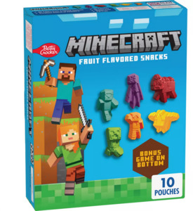 Snacks: Minecraft Fruit Shapes - 8oz/10ct