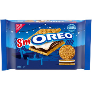 OREO S'mOREO Sandwich Cookies, Limited Edition, 10.68 oz