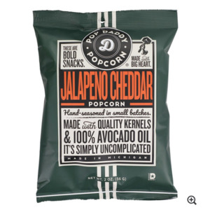 Snacks: Pop Daddy Snacks Jalapeno Cheddar Popcorn 2oz
