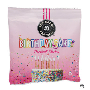 Pop Daddy Pretzels Birthday Cake Pretzel Sticks 3oz