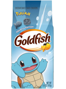Goldfish Limited Edition Squirtle Cheddar Crackers - 6.6oz